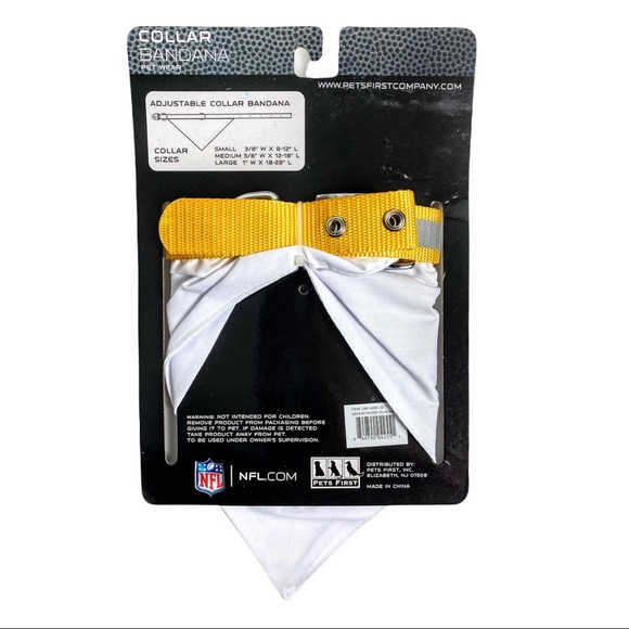 NWT Pets First Green Bay Packers Dog Reflective Collar Bandanna - Picture 11 of 15